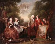 William Hogarth Dialogue oil on canvas